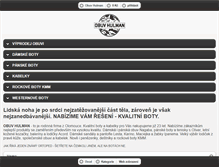 Tablet Screenshot of obuvhulman.cz